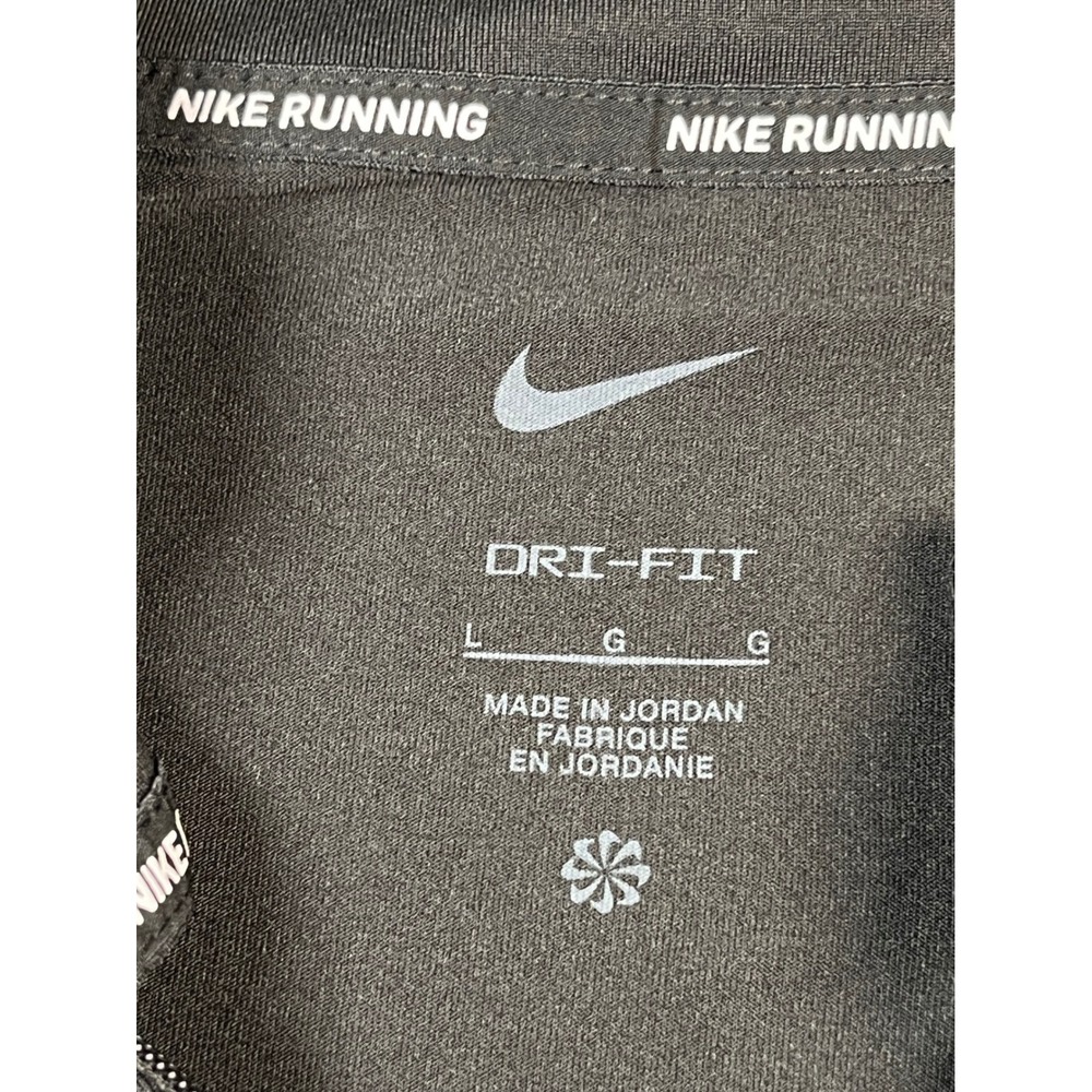 Nike Dri-Fit  LA Clippers Running Pullover Quarter‎ Zip Black Large Poly New - Picture 2 of 11
